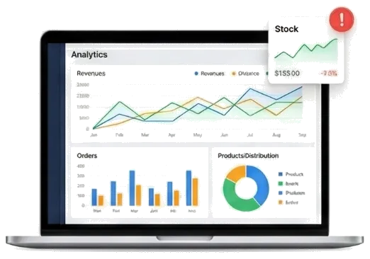 Pilotez votre activité en temps réel